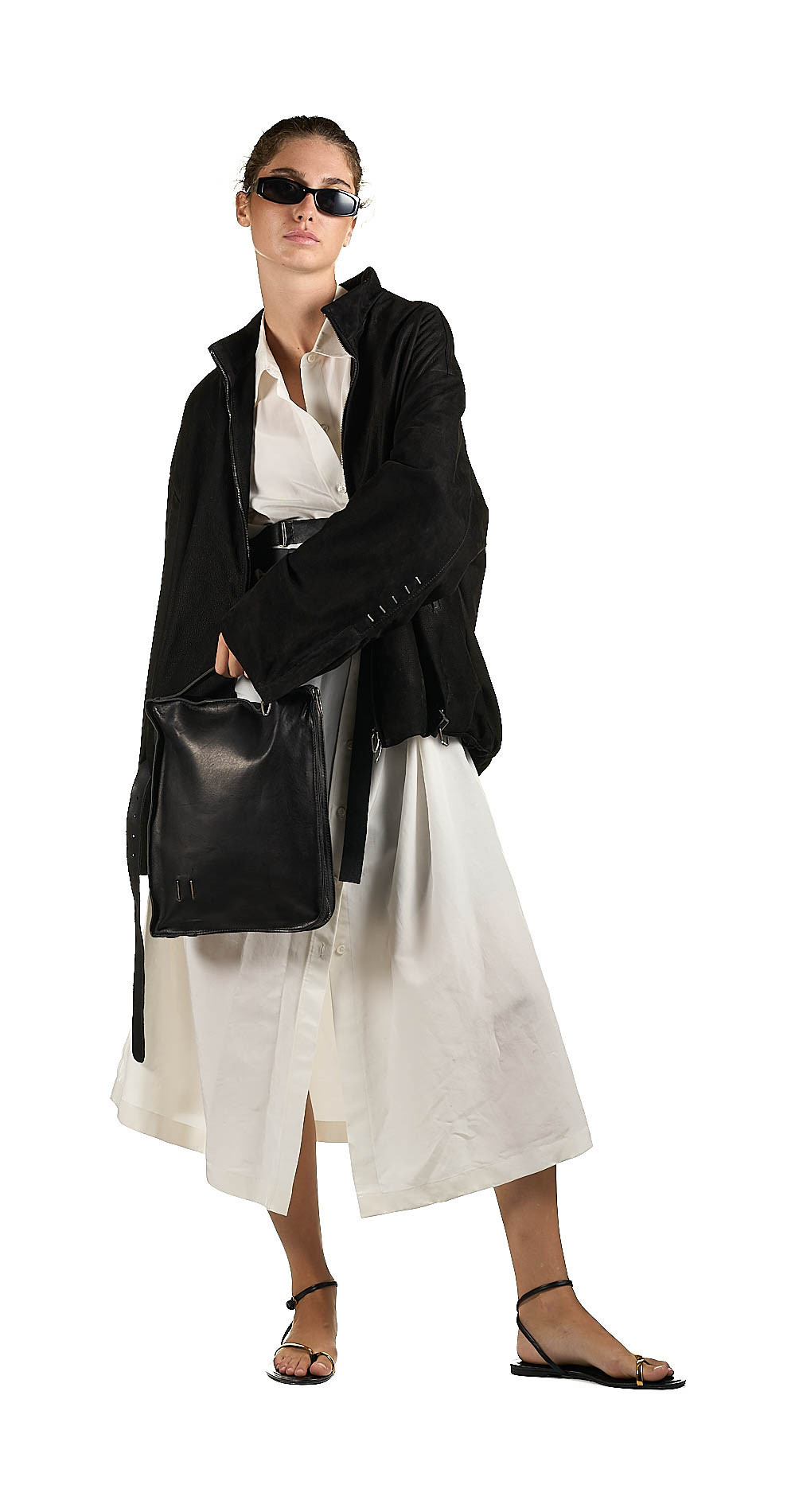 daniele basta leather and silver bags - WEARING